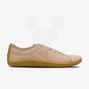 Beige Women's Vivobarefoot Addis Lifestyle Shoes | UAE 142AS