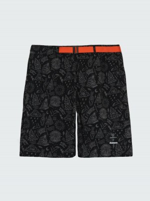 Black Men's Vivobarefoot Finisterre Shorts | UAE 284OB