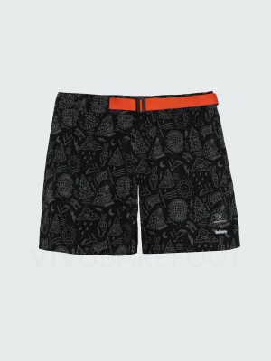 Black Men's Vivobarefoot Finisterre Sport Shorts | UAE 283PV