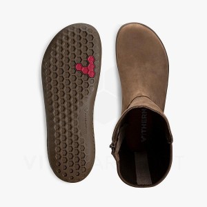 Coffee Women's Vivobarefoot Ryder II Lifestyle Shoes | UAE 116AS