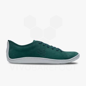 Green Men's Vivobarefoot Addis Lifestyle Shoes | UAE 312MM