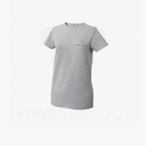 Grey Women's Vivobarefoot Rapanui Sport T Shirts | UAE 092YF