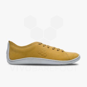 Mustard Men's Vivobarefoot Addis Lifestyle Shoes | UAE 311NN