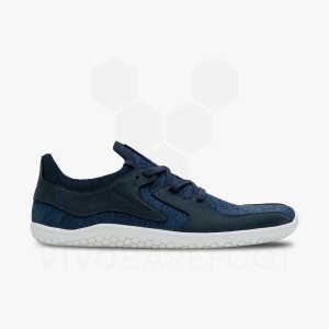 Navy Men's Vivobarefoot Primus Asana Lifestyle Shoes | UAE 307RX