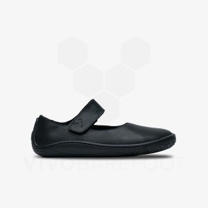 Obsidian Kids' Vivobarefoot Addis Wyn Juniors Shoes | UAE 058GY