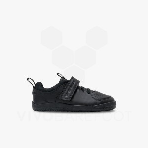 Obsidian Kids' Vivobarefoot Primus Ludo School Preschool Shoes | UAE 064AS