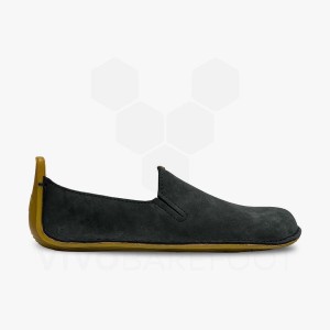 Obsidian Men's Vivobarefoot Ababa II Lifestyle Shoes | UAE 303VJ