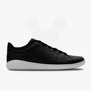 Obsidian Men's Vivobarefoot Geo Court III Lifestyle Shoes | UAE 317HT