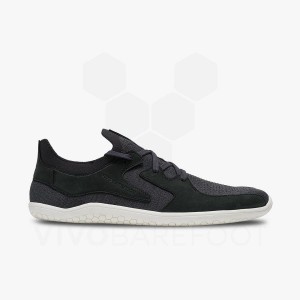 Obsidian Men's Vivobarefoot Primus Asana II Lifestyle Shoes | UAE 306SZ