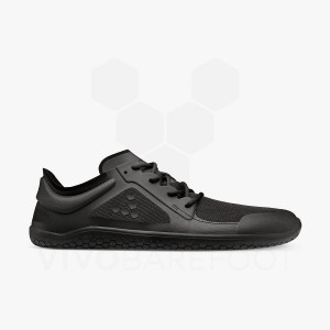 Obsidian Men's Vivobarefoot Primus Lite III Road Running Shoes | UAE 395HT