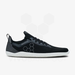 Obsidian Men's Vivobarefoot Primus Lite Knit Training Shoes | UAE 346EI