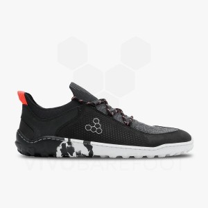 Obsidian Men's Vivobarefoot Tracker Decon Low FG2 Hiking Shoes | UAE 424EI