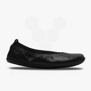 Obsidian Women's Vivobarefoot Opanka Ballerina Lifestyle Shoes | UAE 123TL