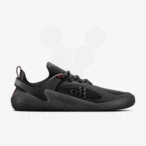 Obsidian / Dark Grey Men's Vivobarefoot Motus Strength JJF Training Shoes | UAE 337NN