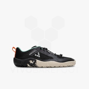 Obsidian / Grey Kids' Vivobarefoot Primus Trail II FG Juniors Shoes | UAE 083HT