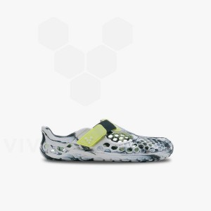 Obsidian / White Kids' Vivobarefoot Ultra Bloom Shoes | UAE 049PV