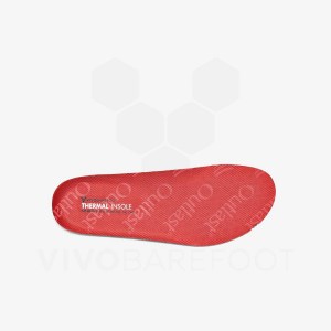 Red Kids' Vivobarefoot Thermal Insole Insoles | UAE 001AQ