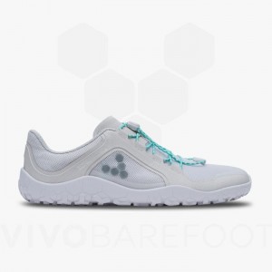 Silver Women's Vivobarefoot Primus Trail II FG Trail Running Shoes | UAE 196YF