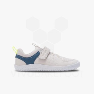 White Kids' Vivobarefoot Primus Ludo Juniors Shoes | UAE 080KW