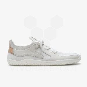 White Women's Vivobarefoot Primus Asana Lifestyle Shoes | UAE 137FU